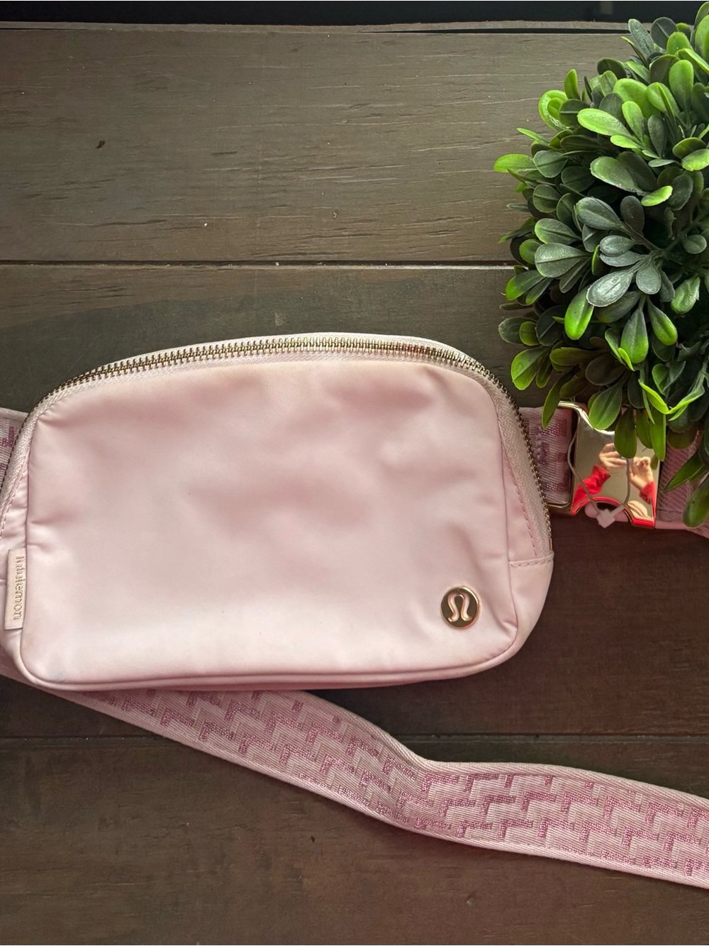 lululemon athletica Pink Crossbody Belt Bag